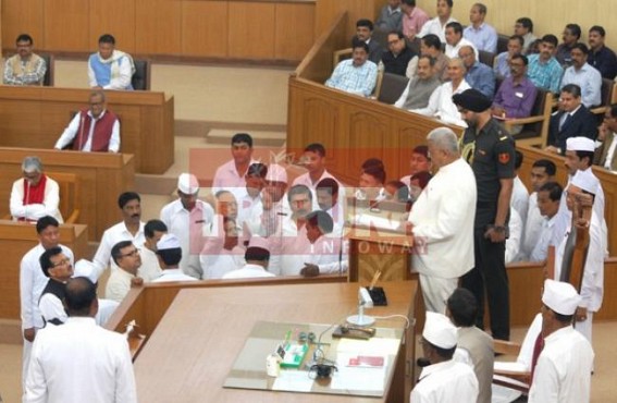 Bedlam in Tripura assembly after Governor refuses customary speech